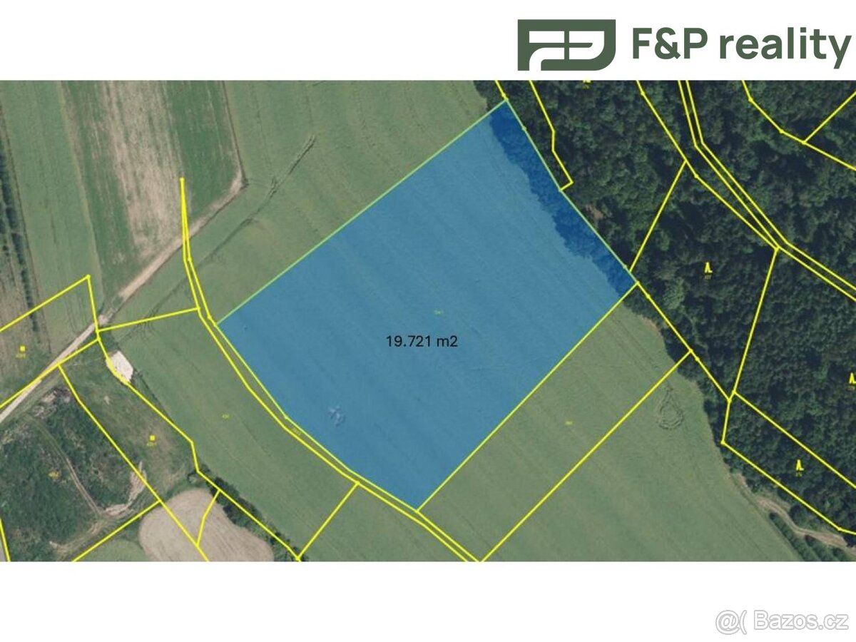 Orná půda - p.č. 417 - 17.040 m2 - p.č. 394/1 - 19.721 m2 U 
