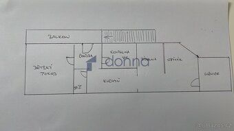 Nabízíme k pronájmu pěkný byt 3+kk, ploše 95m² + balkon, v p