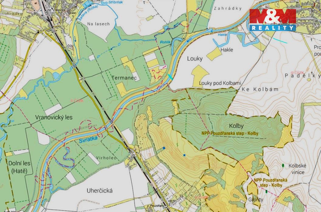 Prodej pozemku o výměře 1476 m2 v katastru obce Uherčice u H