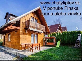 Ponúkame na prenájom chaty v srdci Liptova v tesnej blízkost