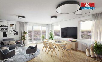 Nabízíme vám exkluzivní rohový byt 4+kk o velkorysé rozloze 
