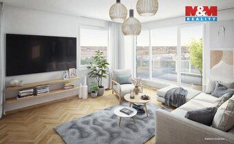 Nabízíme vám exkluzivní rohový byt 4+kk o velkorysé rozloze 