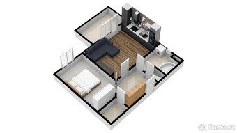 Zprostředkujeme Vám byt o dispozici 2+kk a rozloze 45 m², kt