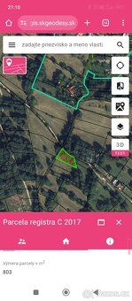 Predam pozemok 803 m2 relax vhodný na chatu RK nevolať