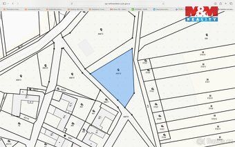 Prodej stavebního pozemku o výměře 1 596 m² v katastrálním ú