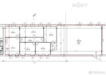 Nabízím k pronájmu 5 x kancelář (16, 20, 20, 20, 26 m2) + vý