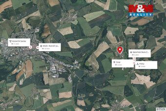 Prodej stavebního pozemku 1591 m² v katastrálním území Sedli