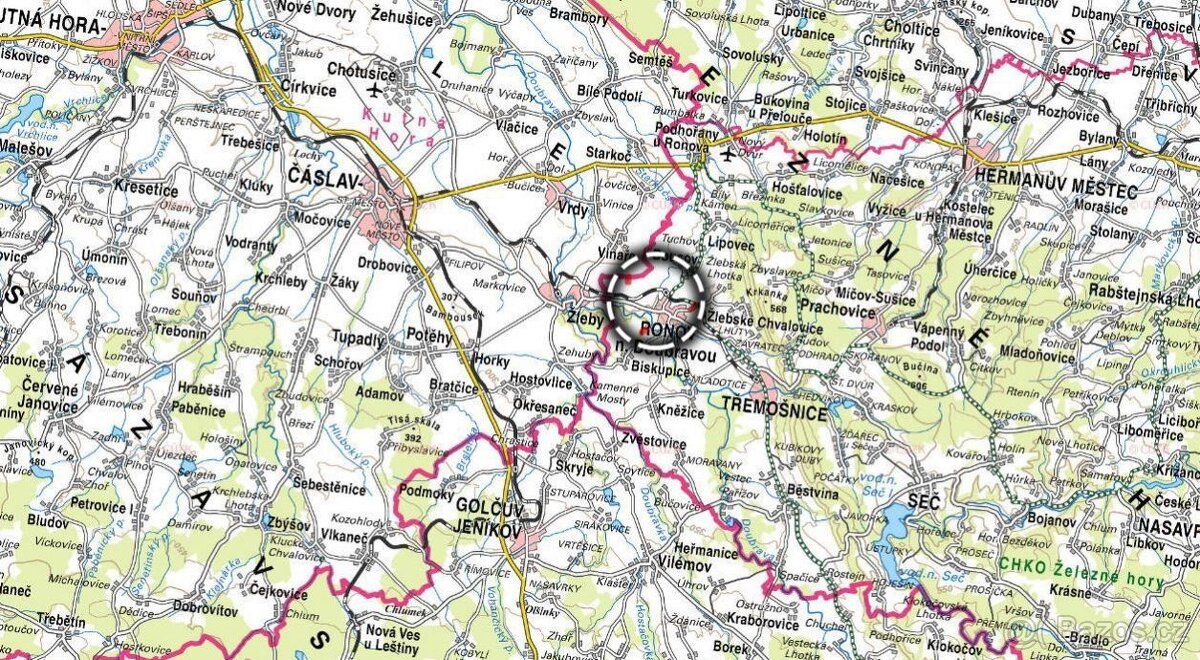 V katastrálním území Ronov nad Doubravou, okres Chrudim, nab
