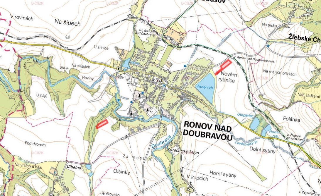 V katastrálním území Ronov nad Doubravou nabízím k prodeji d