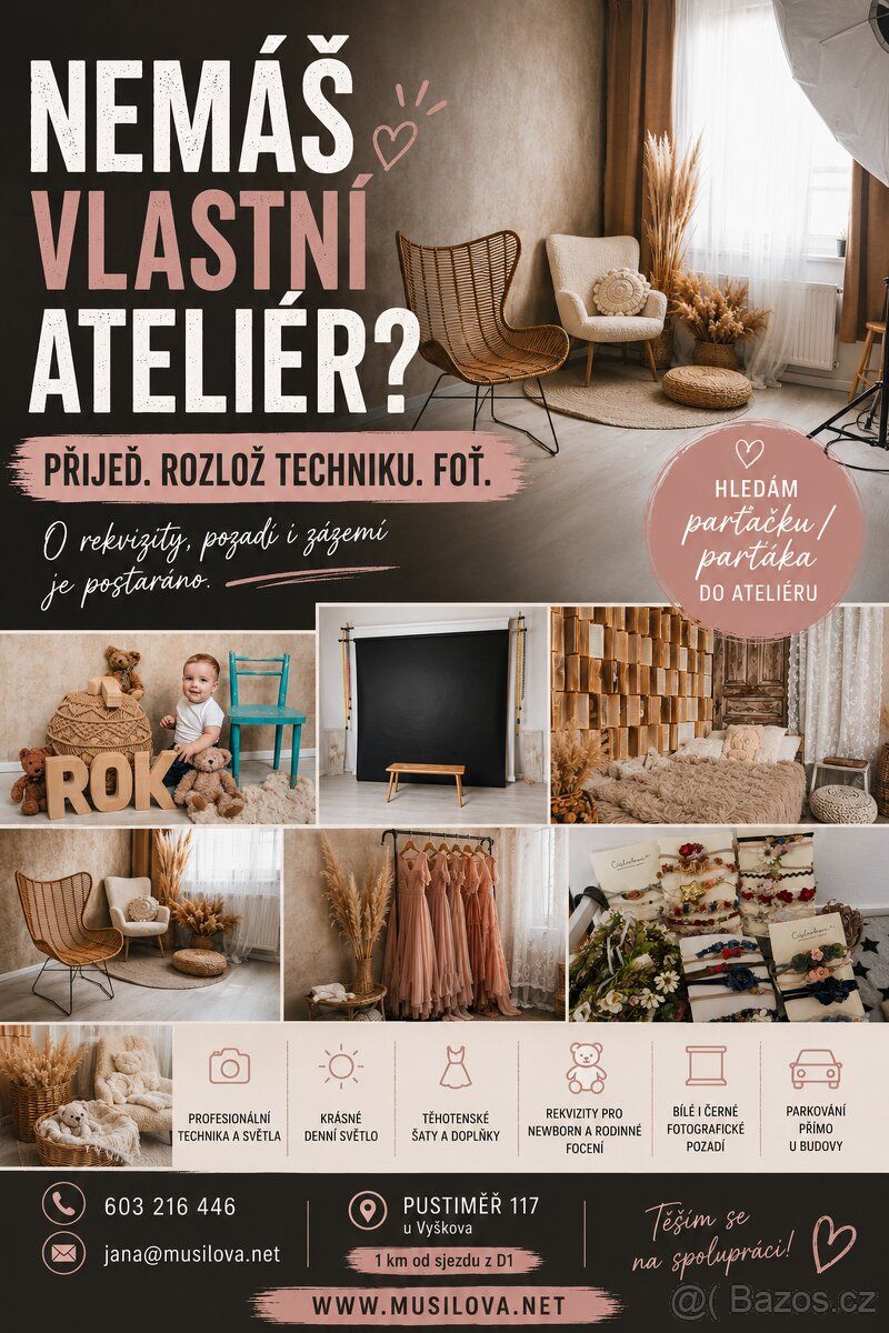 Hledám fotografku/fotografa/influencera pro sdílení svého at