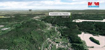 Prodej louky 3 220 m² v k.ú. Stražisko. Pozemek leží na samo