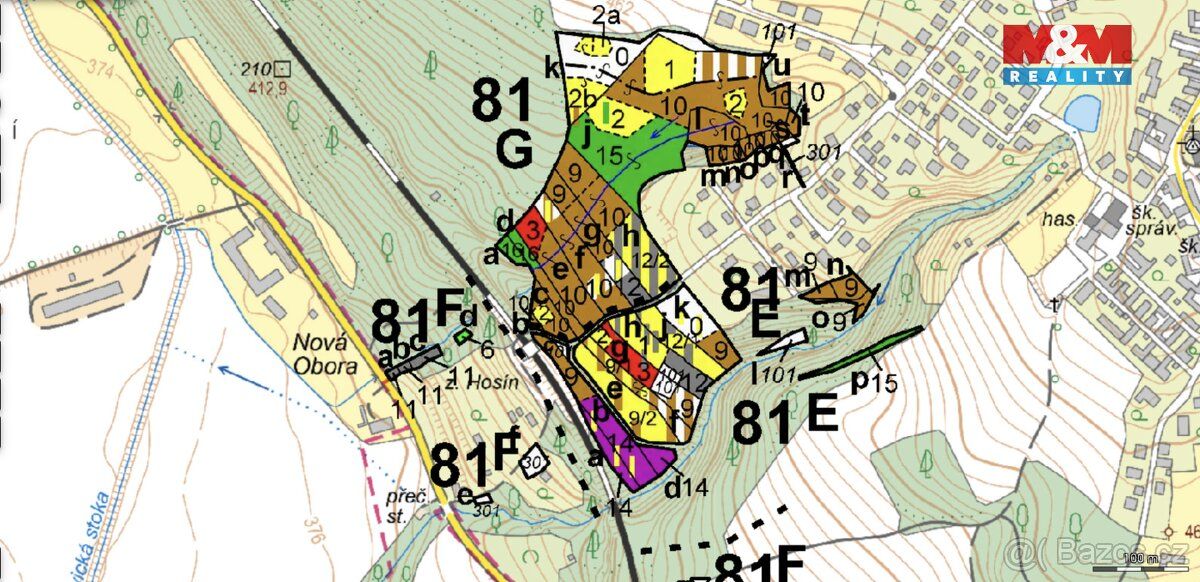 Prodej souboru lesních pozemků o celkové ploše 3741 m² v kat