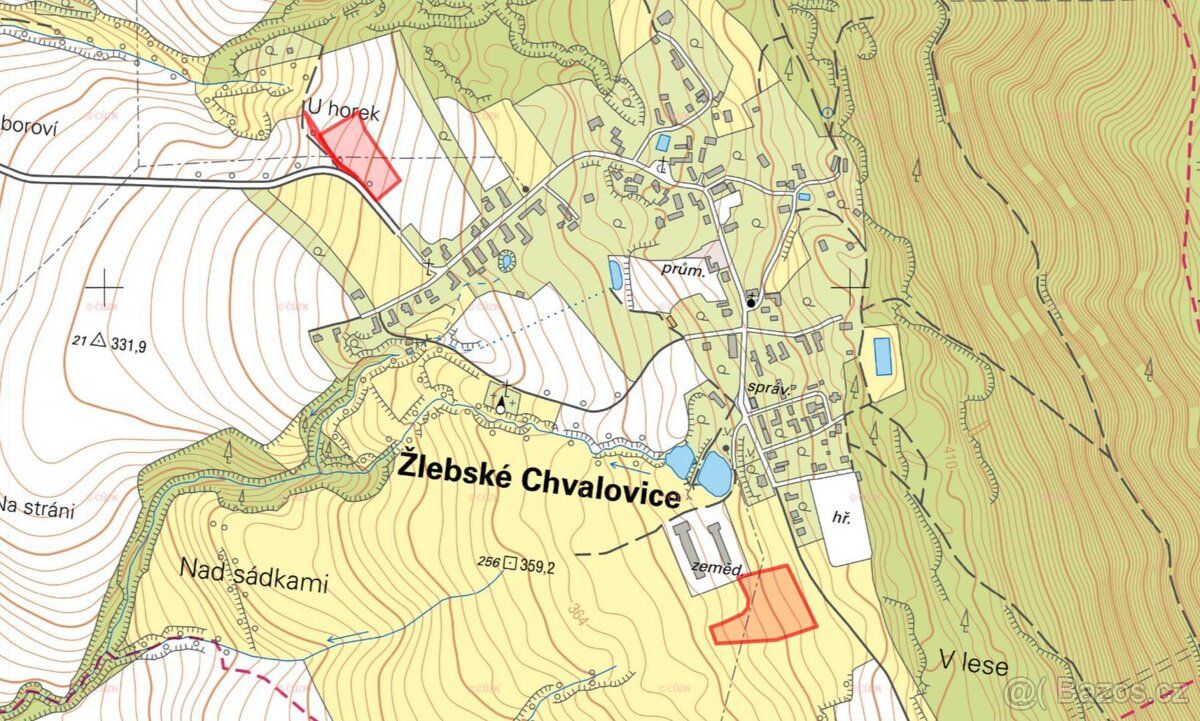V okrese Chrudim, v katastrálním území Žlebské Chvalovice, n