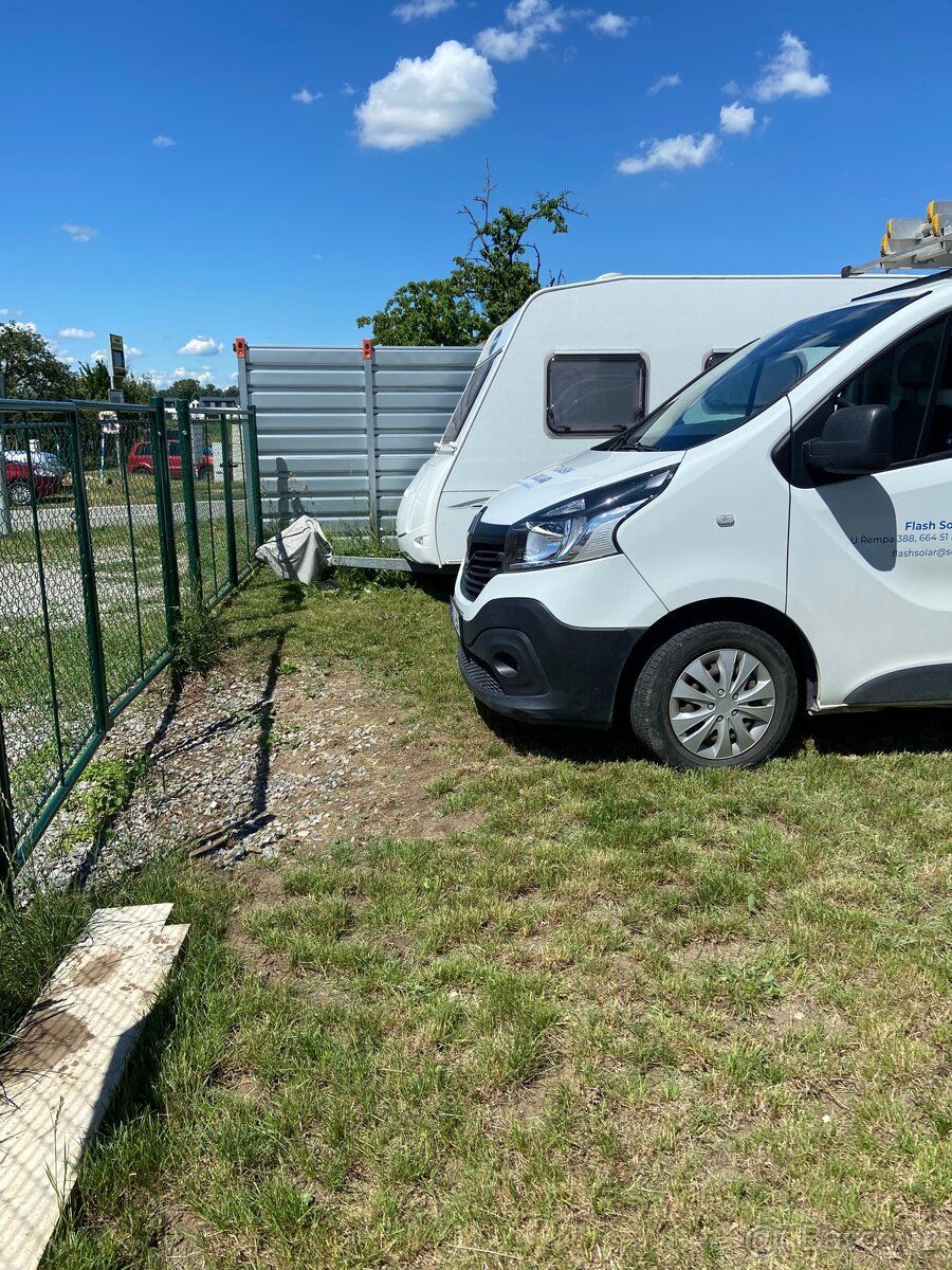 Pronájem stání pro karavan/obytňák Max. délka 7m Možnost při