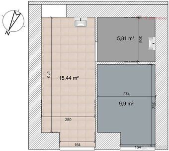 Nabízíme k pronájmu obchodní prostor o výměře 31 m² na atrak