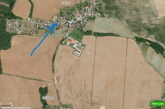 Pronajmu pozemek ve středu obce Tatiná, který leží v oblasti