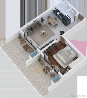Ev.č. 190057JV Nabízíme k prodeji moderní apartmán typu 2+kk