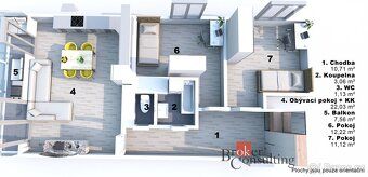 Prodej, byty/3+kk, 68 m2, V Hliníkách 1377, 53701 Chrudim, C