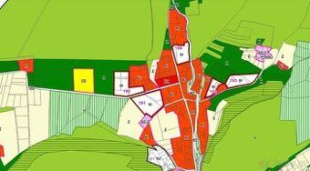 Prodám pozemek v obci Police 1126m. Základová deska, vodovod