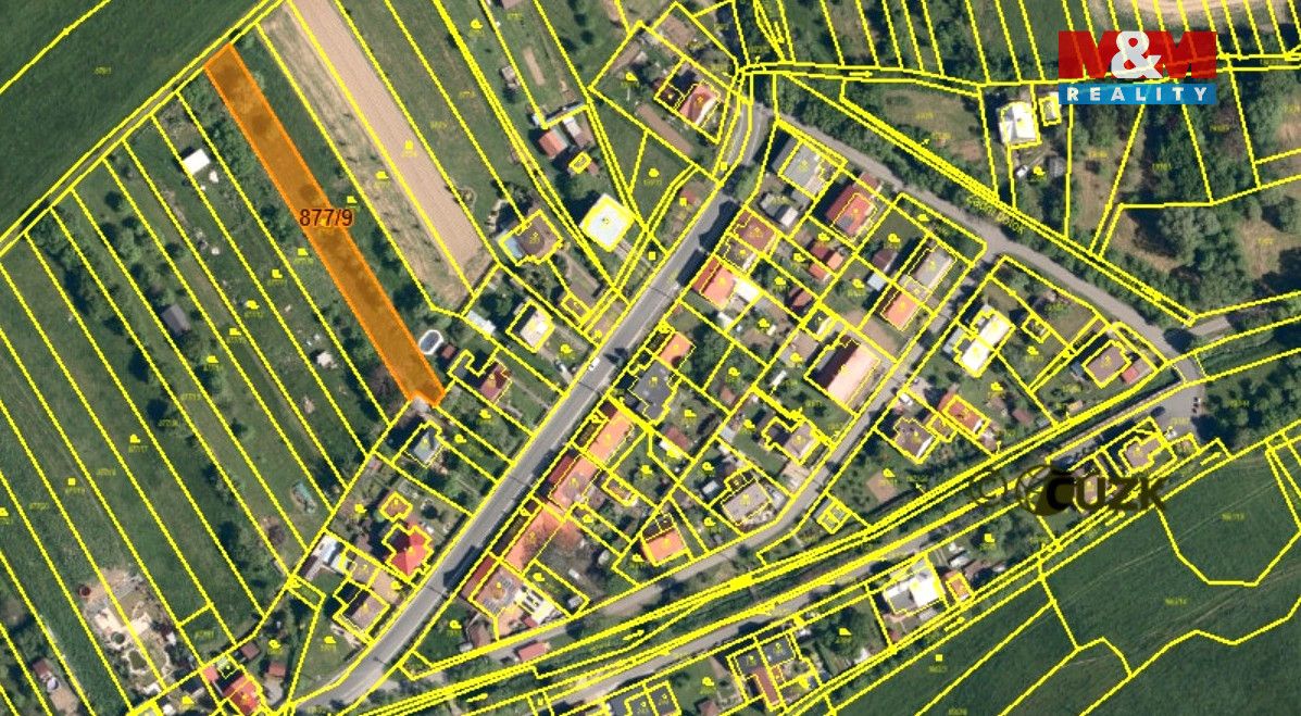 Prodej zahrady v k.ú. Straník o výměře 208 m². Pozemek je si