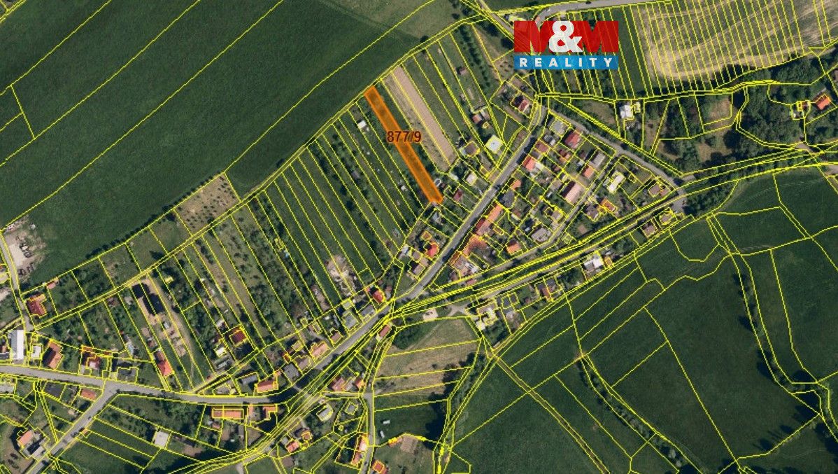 Prodej zahrady v k.ú. Straník o výměře 208 m². Pozemek je si