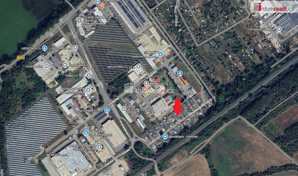 , Dumrealit.cz Vám zprostředkuje pronájem zděné garáže 19m²,
