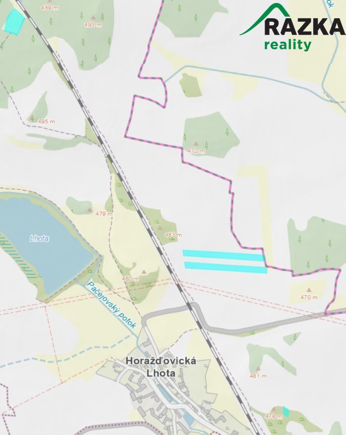 Exkluzivně nabízíme k prodeji soubor pozemků v katastru Hora