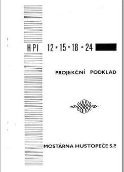 Nabízím výrobní dokumentaci k halám Mostárny Hustopeče HPI. 