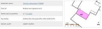 Prodám nemovitosti v obci Otovice u Broumova. Jedná se o let