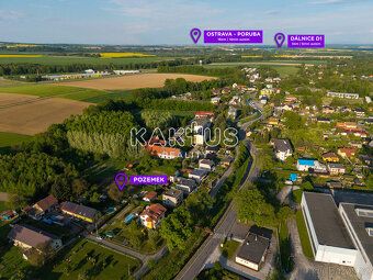 Prodej stavebních pozemků – 673 m², kompletní inženýrské sít