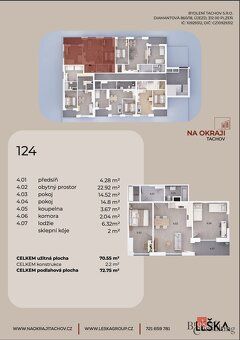 Prodej, byty/3+kk, 72.75 m2, Sokolovská, 34701 Tachov, Tacho