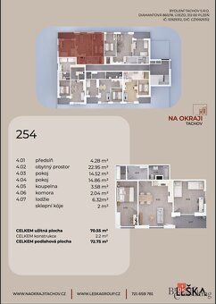 Prodej, byty/3+kk, 72.75 m2, Sokolovská, 34701 Tachov, Tacho