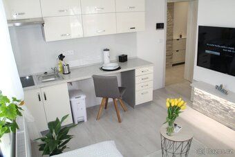 Nabízím k pronájmu moderně a vkusně zařízený byt 1+kk v oblí
