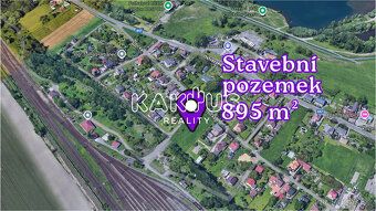 Nabízíme k prodeji stavební pozemek o výměře 895 m², určený 