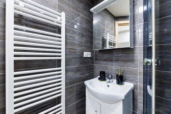 Byt 1+kk (č. 9) o ploše 20m² je v zrekonstruované a vybavené