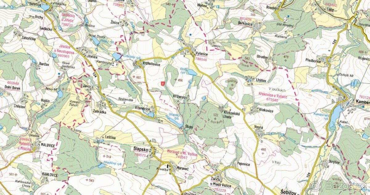 V katastrálním území Vyšetice (Šebířov) v okrese Tábor nabíz