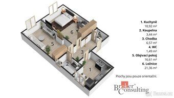 Prodej bytu 2+1, 62 m² – Náměstí Míru, SvitavyByt s nájemník