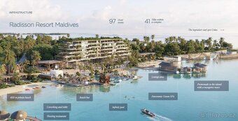 Radisson Resort Maldives je moderný rezortný projekt pod zna