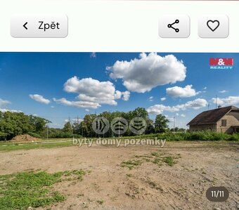 Nabízíme k prodeji stavební pozemek o výměře 928 m² v klidné