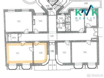Nabízíme k dlouhodobému pronájmu kanceláře - 2 propojené mís