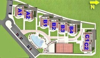 Moderní apartmán 1+1 se soukromou zahradou v oblíbeném rezid