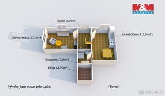 Prodáme chalupu 4+1 s terasou v malebné obci Křečov. Nachází