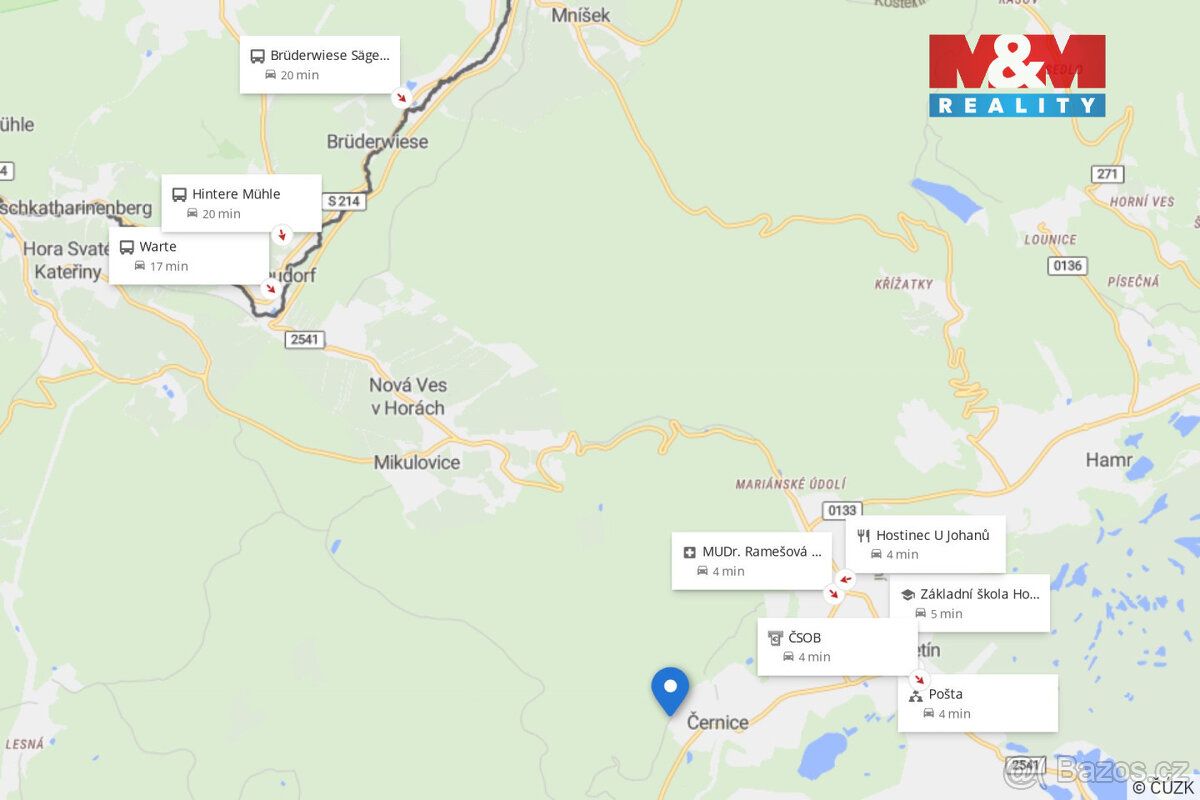 Nabízíme k prodeji pozemek o rozloze 333 m² v katastrálním ú