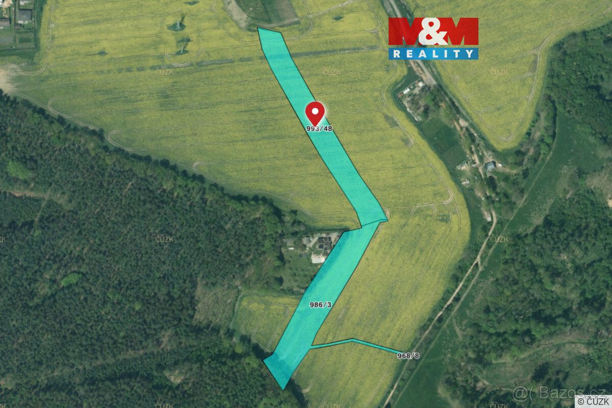 Prodej pole o celkové výměře 14579 m2, které se nachází kata