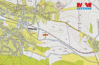 Prodej pozemku o výměře 344 m2 v katastru obce Vracov. Jedná