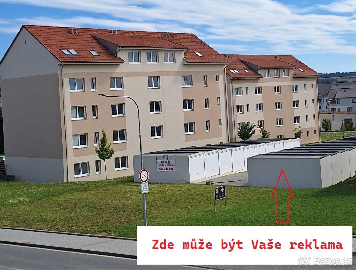 Nabízím reklamní plochu na ulici Vlkovská ve Velké Bíteši. G