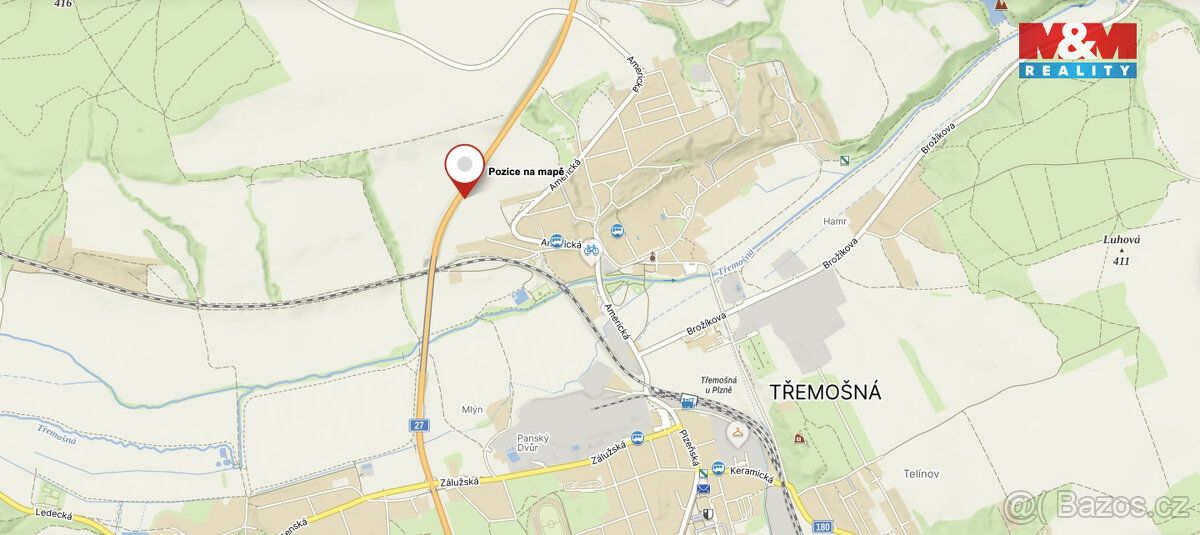 Nabízíme k prodeji pozemku vedeného v katastru nemovitostí j