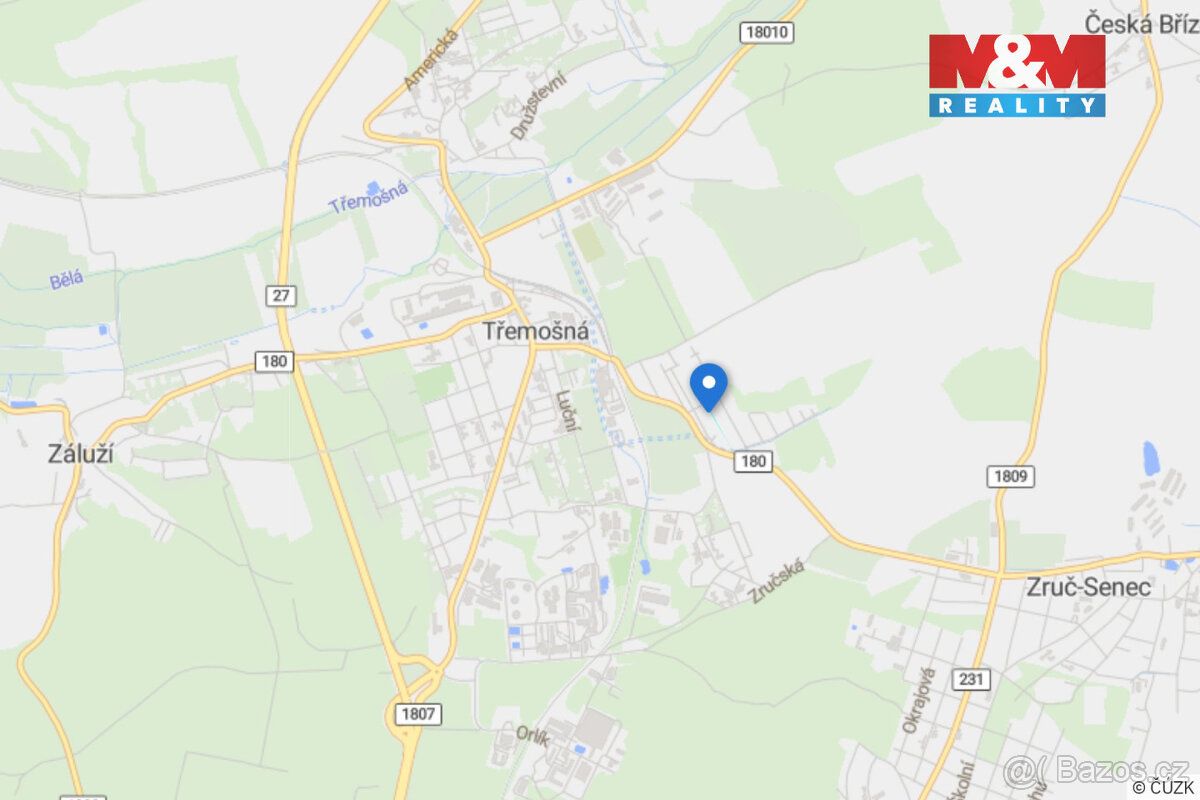 Nabízíme k prodeji pozemek o celkové výměře 1 866 m² v obci 