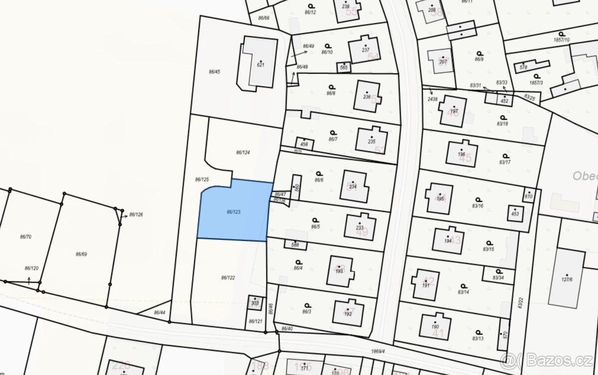Prodej stavebního pozemku Bečov u Mostu, 697 m² Nabízíme k p