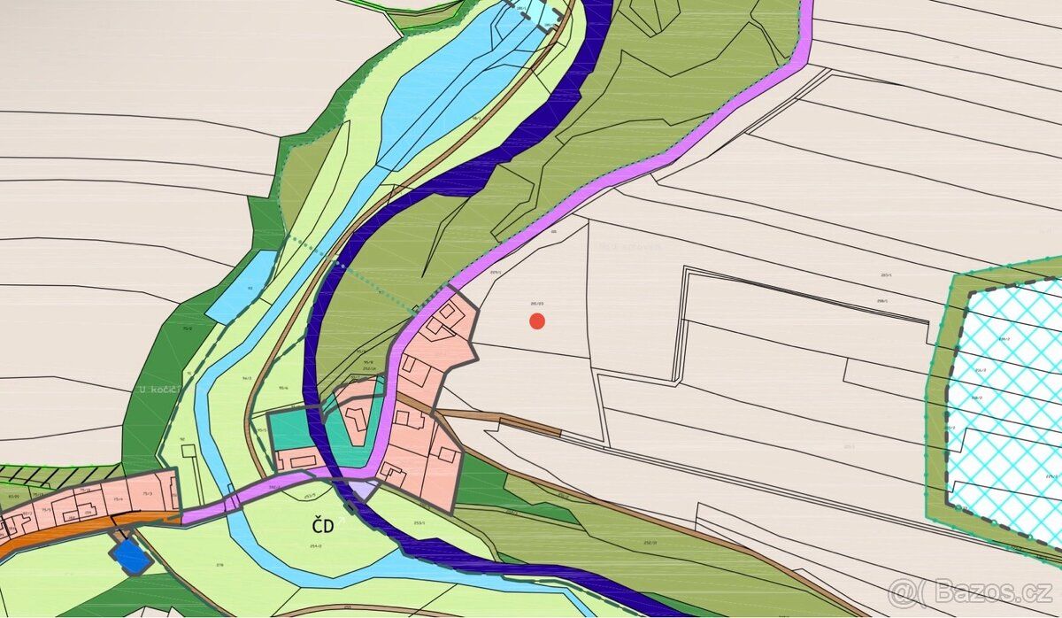 Prodám pozemek parc. č. 201/23 v k. ú. Vrbčany u Kolína Druh